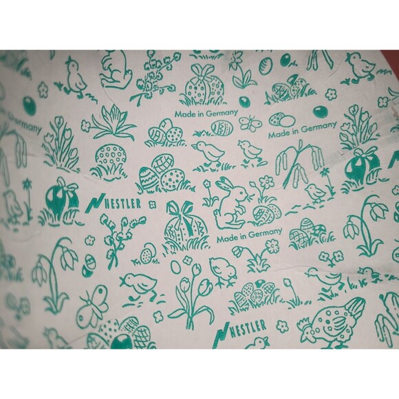 Nestler Made in Germany Famous Easter Egg Bunnies on Bike Chickens 18cm - Picture 7 of 7